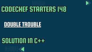 CodeChef Starters 148  The Undisappearance  Full Solution In C [upl. by Almeria]