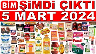 BİM 5 MART 2024  BİM AKTÜEL KOZMETİK amp GIDA VE TEMİZLİK ÜRÜNLERİ  BİM MARKET İNDİRİMLERİ  BİM [upl. by Andryc712]