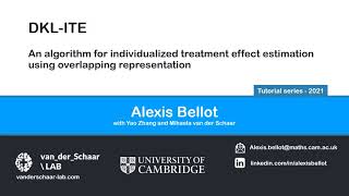 ITE inference  learning overlapping representations for treatment effect estimation [upl. by Nnoryt]