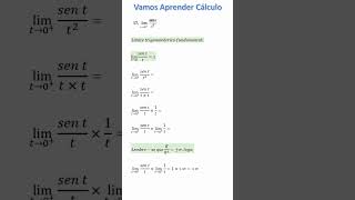 APLICAÇÃO DO LIMITE TRIGONOMÉTRICO FUNDAMENTAL professorluizmaggi [upl. by Melva]