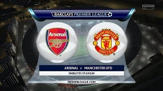 Arsenal FC vs Manchester United  04102015  Barclays Premier League  FIFA 16 [upl. by Gifford]