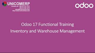 Odoo 17  Inventory amp Warehouse Management  Odoo 17 Community  Inventory Overview [upl. by Ahsit]