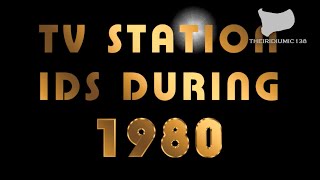 TV Station IDs during 1980 [upl. by Nalaf]