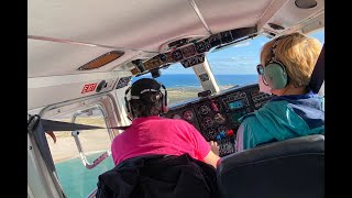 360Degree  View From Inside The Plane to Sable Island [upl. by Novy993]