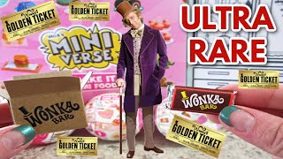 Miniverse ULTRA RARE Willy Wonka Chocolate Bars [upl. by Zanze]