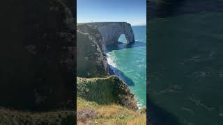 Cliffs of Etretat france travel travelvlog etretat zen wind [upl. by Avle]