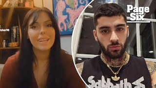 TikToker claims she met Zayn Malik on Tinder posts photos of singer alleges he asked for threesome [upl. by Eimareg930]