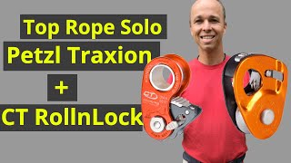 Top Rope Solo with Petzl Micro Traxion and Climbing Technology RollnLock [upl. by Hayikaz]