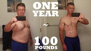 1 Year Weight Loss Transformation  Mind amp Body Transformation [upl. by Asertal]