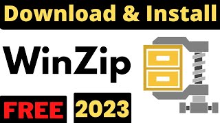 How to Download and Install WinZip Full Version For Free in Windows 7  8  10  11  Hindi  2023 [upl. by Lacram617]