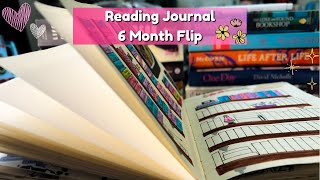 Reading Journal 6 Month Flip  Full Explanation [upl. by Ainoek]