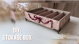 DIY Perfect Embroidery Thread Organizer Floss Storage Box Tutorial Stepbystep Guide [upl. by Alled505]