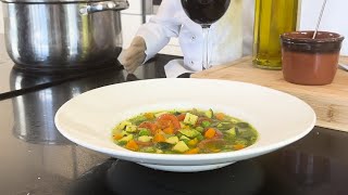 Homemade traditional French Pistou Soup Recipe [upl. by Hazlett]