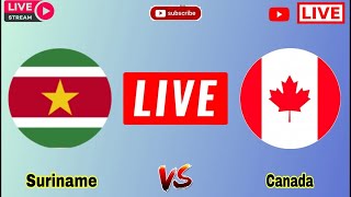 🔴LIVE  Suriname vs Canada Today Live Match Score Update CONCACAF Nations League Football Live [upl. by Isac]