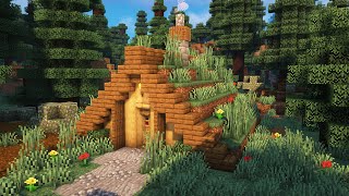 Minecraft  How to build a Small Cabin Survival House [upl. by Janith]