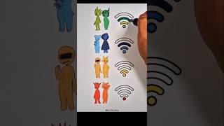 Human Sprunki Incredibox wifi drawing 🛜 shorts trend coloring [upl. by Uriiah]