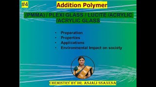 PMMA PLEXI GLASS LUCITE ACRYLIC GLASS ACRYLICS  Preparation Applications Environmental Impact [upl. by Darcie285]