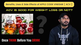 Apple Cider Vinegar for WEIGHT LOSS  Benefits Uses amp Side Effects  VENKAT FITNESS TRAINER [upl. by Grand]