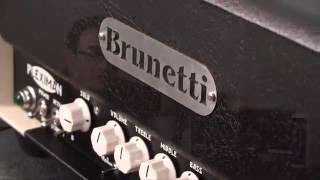 Italian Designed Brunetti PlexiMan 50 Watt Amp Head Overview [upl. by Hastie]