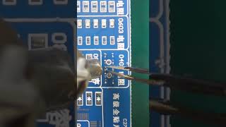 Basic course in soldering  Solder small resistors [upl. by Flodnar]