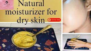 Natural moisture pack for dry skin  Homemade moisturizer pack  Natural ingredients  Glowing skin [upl. by Yancy804]