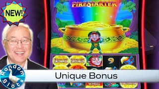 Leprechaun Loot Firestarter Slot Machine Bonus [upl. by Eceinal]