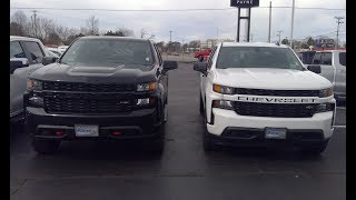 Silverado Custom vs Custom Trail Boss [upl. by Kehr422]