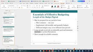 Budgetary Planning Chapter 9 Part 1 [upl. by Odiug]