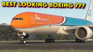 Best Looking Boeing 777 In The World  KLM Boeing 777 Orange Pride History  4K [upl. by Ramso]