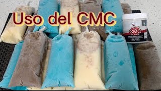 Como utilizar el CMC en HELADOS con Base de LECHE [upl. by Nosilla]