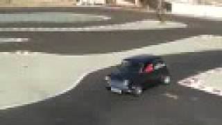 Real classic mini on an RC Track [upl. by Chryste773]