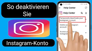 So deaktivieren Sie Ihr InstagramKonto  temporarily Deactivate Instagram account [upl. by Merilee]