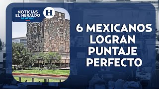 Seis aspirantes a la UNAM logran puntaje perfecto  Noticias del Heraldo de México [upl. by Borroff]