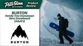 Burton Family Tree Hometown Hero Snowboard Adults  W2223 Product Review [upl. by Werbel]