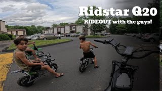 RIDSTAR Q20  RIDEOUT with the guys [upl. by Loree]