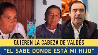 LOS PADRES DE LOAN EXIGEN LA CABEZA DEL GOBERNADOR GUSTAVO VALDÉS [upl. by Yennek]