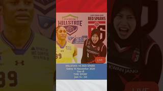 JADWAL HARI INI VLEAGUE KOREA RED SPARK VS NYUNDAI HILLSTATE 2024 [upl. by Itsrik871]