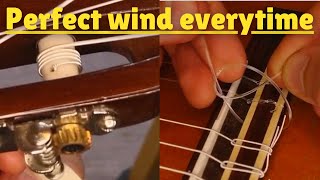 ClassicalFolk Guitar String Change the EASY way AND the TRADITIONAL way [upl. by Gates677]