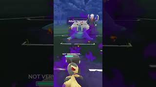 I guess the opponent was NOT expecting to see a SHADOW MAWILE  GO Battle League [upl. by Yenruoc279]