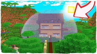 LA CASA DE TINENQA ENCERRADA DENTRO DE UNA BOLA DE CRISTAL EL MINECRAFTb [upl. by Ayikan]