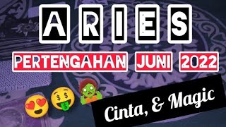 ARIES Pertengahan Juni 2022 tarot konsultasitarot generalreading aries [upl. by Ades]