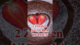 2 Zutaten NUTELLA KUCHEN  2 ingredientes cake shorts [upl. by Krause]