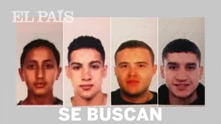 Se busca a estos cuatro jóvenes por su supuesta relación con los atentados de Cataluña  España [upl. by Nosro940]