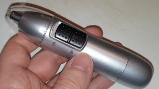 LIDL Silvercrest Personal Care Nose and Ear Hair Trimmer IAN 106836 Unboxing amp How to [upl. by Lledniuq]