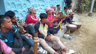 Deuralima dhaja rimai at sanahi pokharidhara naumati panchebaja purnima mela burtibang [upl. by Cimah]