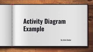 Activity Diagram using Example [upl. by Quartis]