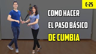 COMO BAILAR CUMBIA  PASO BÁSICO 🔥 CRUZADO [upl. by Tizes546]