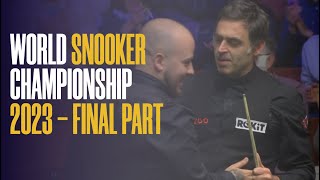 Ronnie OSullivan vs Luca Brecel  World Snooker Championship 2023  Session 3 [upl. by Hennahane]