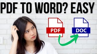 How to Convert PDF to Word Full Editable amp Accurate Formatting [upl. by Jan]