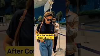 Deepika Padukone At Airport After Coffee With Karan bewafa ranveersingh Deepika amp Ranveer Singh [upl. by Anerrol]